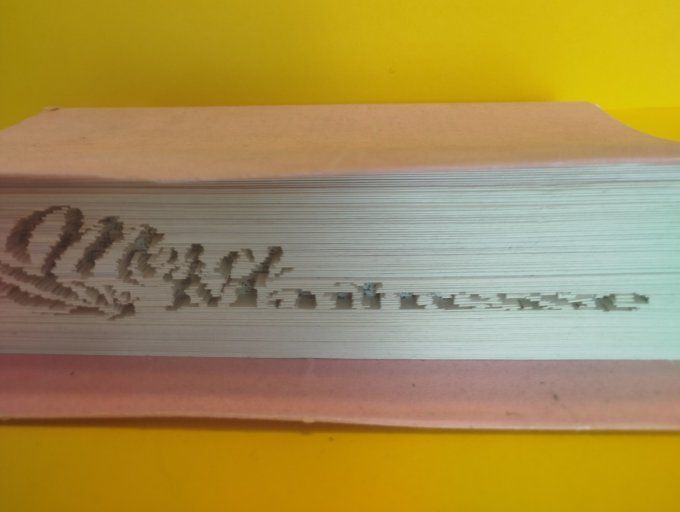 Message " merci maîtresse" ( méthode coupé plié)