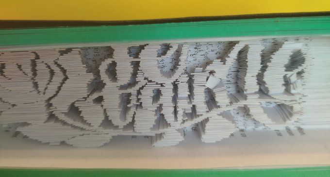 Message " je t aime" ( méthode coupé plié)