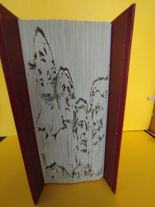 Le mont Rushmore ( méthode coupé plié)
